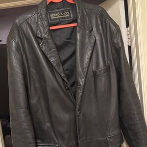 Bruno Ricci XXL Black, Lamb Skin Blazer. Quality genuine leather affordable!